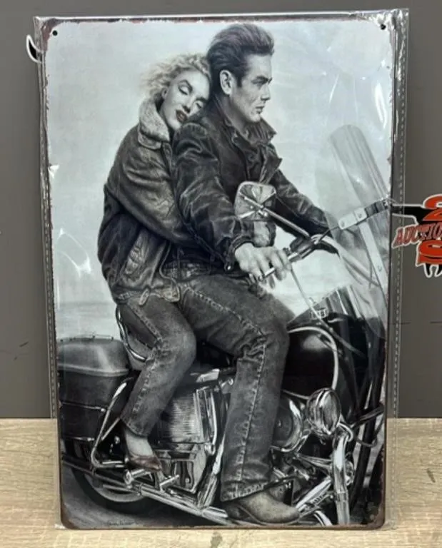 Decorative Metal Sign 8" x 12". Easy Ryder.