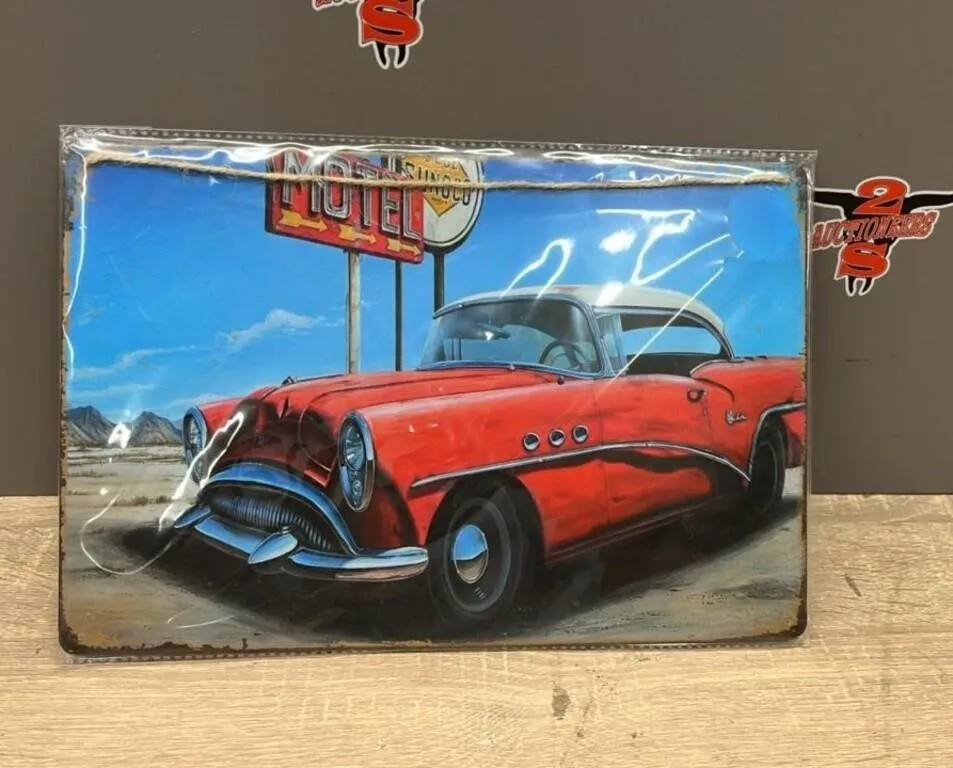 Decorative Metal Sign 8" x 12". Sunoco.