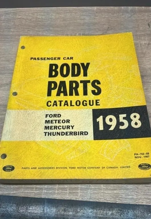 1958 Ford Meteor Mercury Thunderbird Body Parts