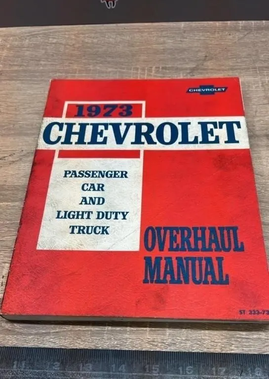 1973 Chevrolet Overhaul Manual