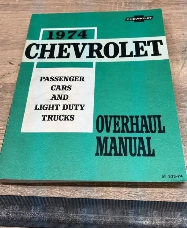1974 Chevrolet Overhaul Manual
