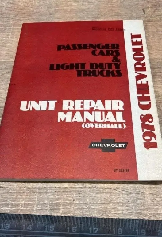 1978 Chevrolet Passenger Car and Light Duty