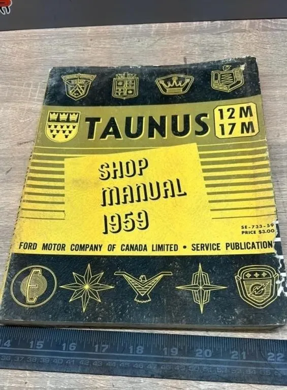 1959 Ford TAUNUS Shop Manual
