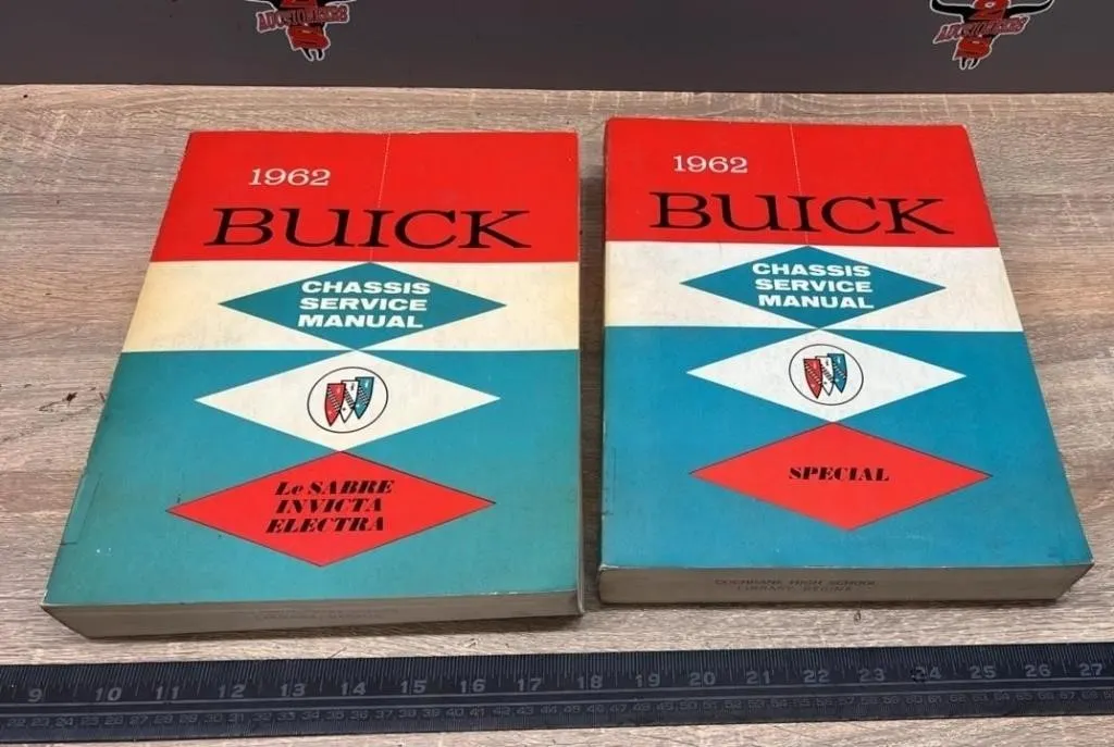 Two 1962 Buick Chassis Service Manual.