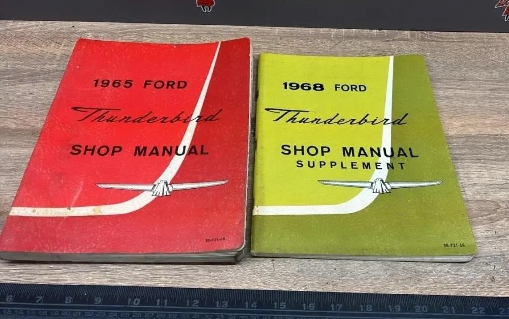 2 Ford Thunderbird Shop Manual