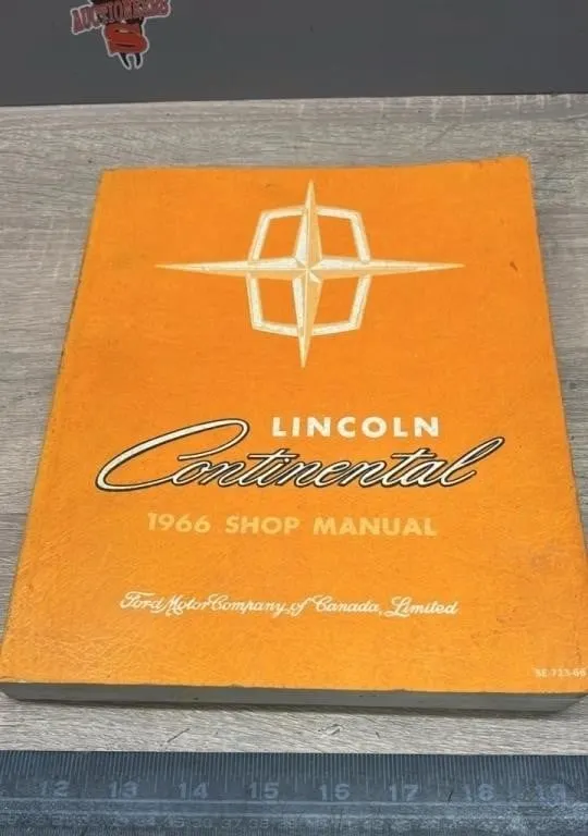 1966 Lincoln Continental Shop Manual
