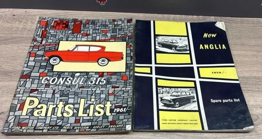 1961 and 1959 Parts List