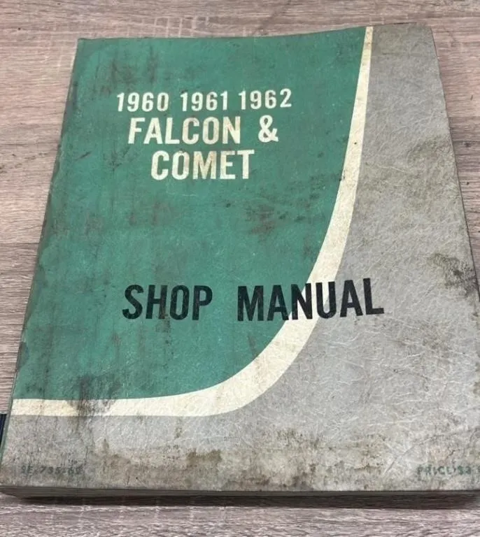 1960, 61 and 1962 Falcon and Comet Shop Manual