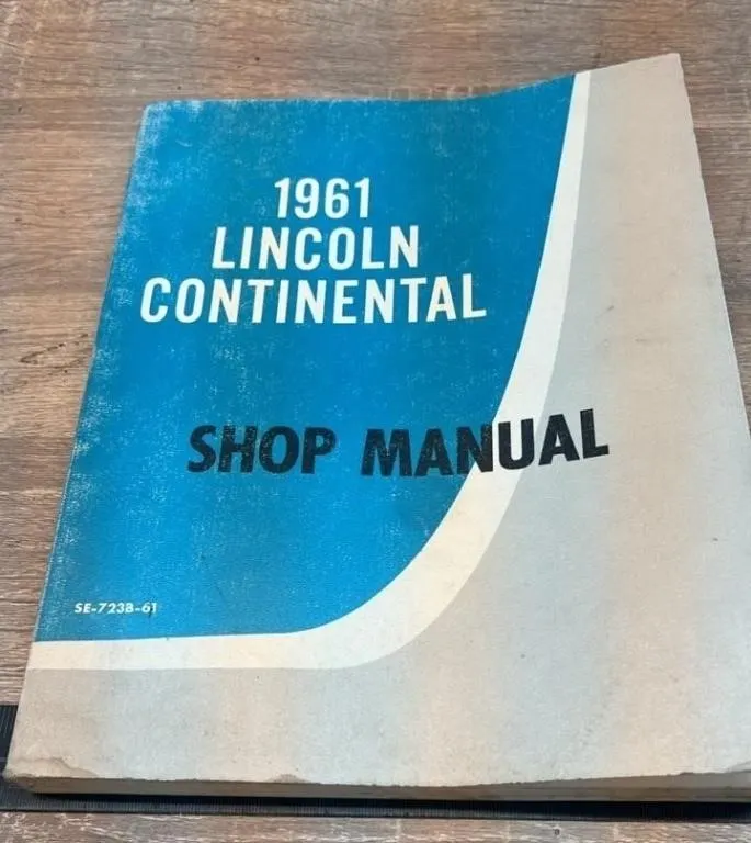 1961 Lincoln Continental Shop Manual