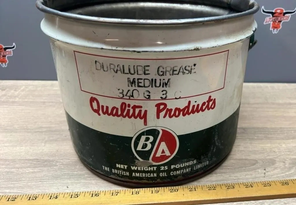 B/A 25LB DURALUBE Medium Grease 340G3C Pail.
