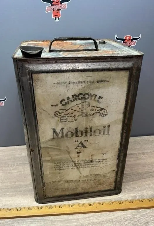 Mobilio Gargoyle 3 gallon "A" Oil Can. #TS.