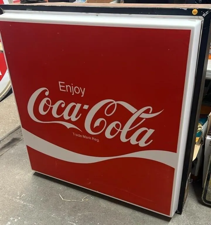 Single Sided Light Up Plastic Coca-Cola
