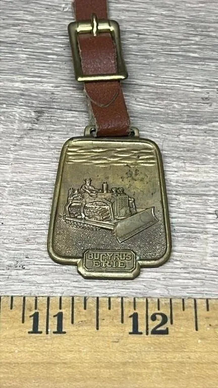 BUCYRUS ERIE Watch Fob. #DC