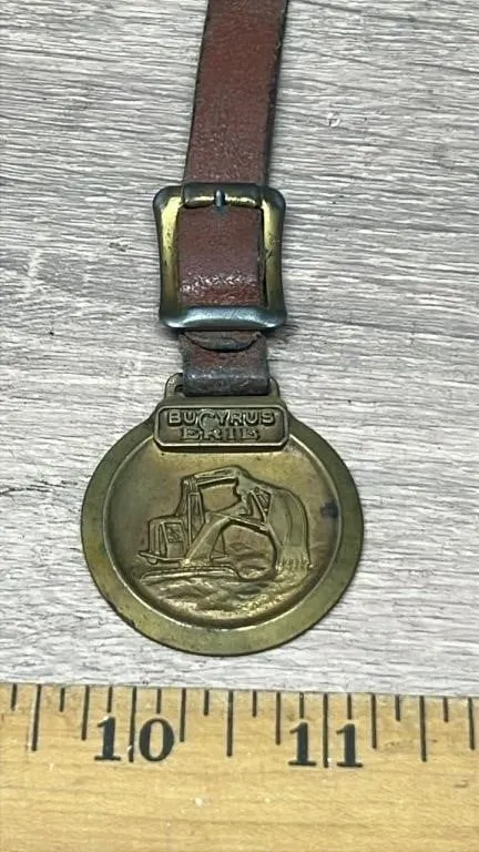 BUCYRUS ERIE Watch Fob. #DC