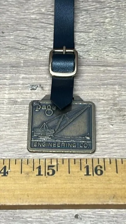 Paige Engineering Co. Watch Fob. #DC