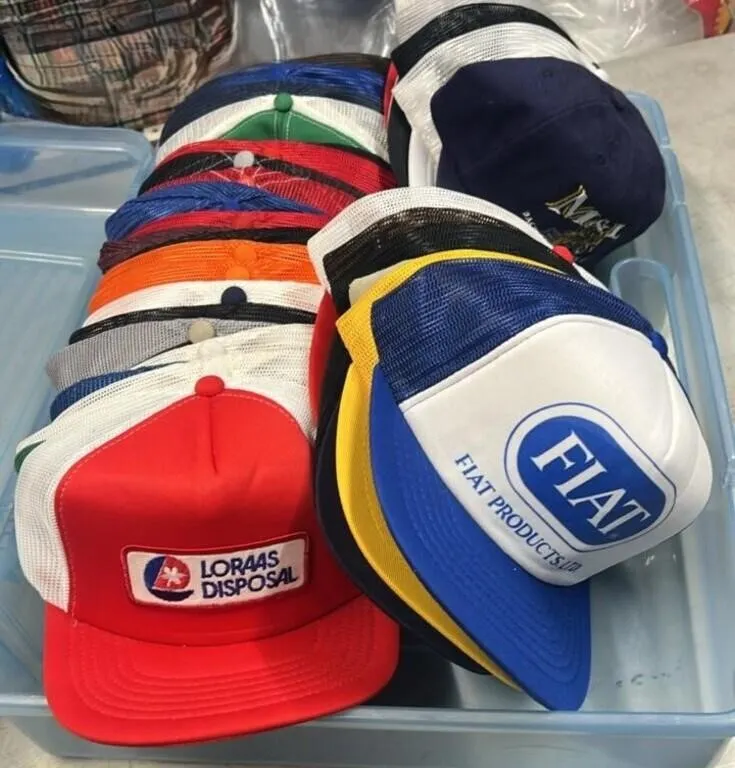 37 Advertising Ball Caps.