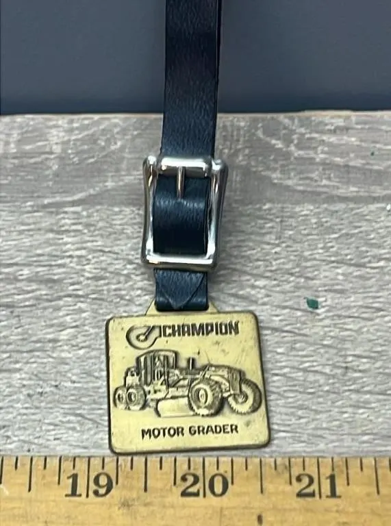 Champion Motor Grader Watch Fob. #DC