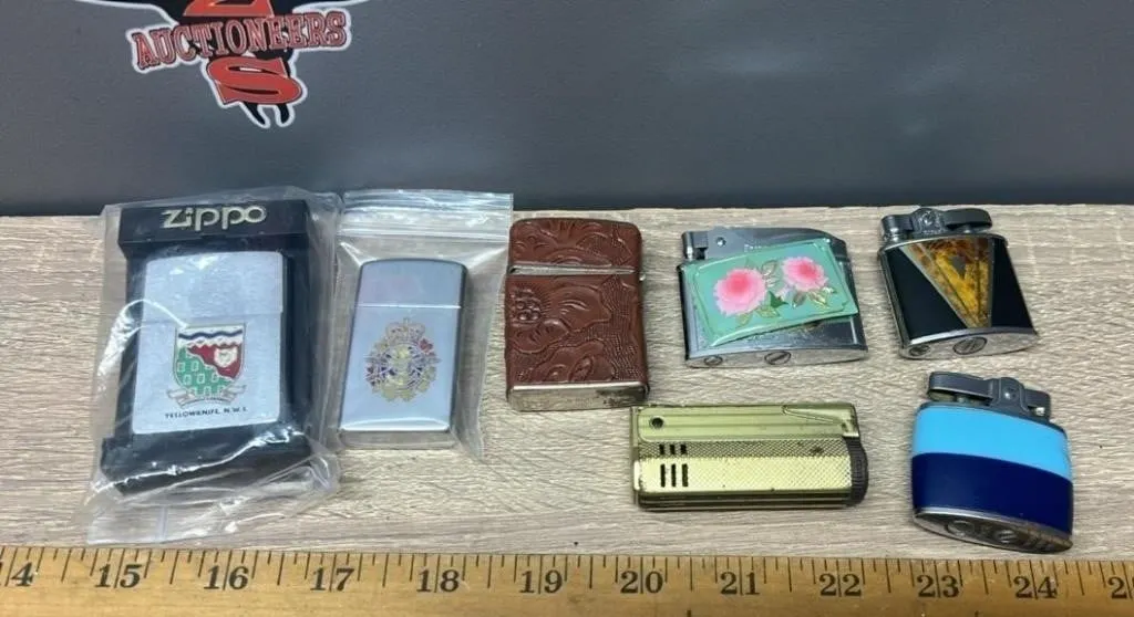 Seven Vintage Cigarette Lighter. #DC
