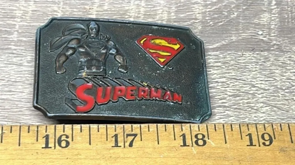 Superman Kids Belt Buckle. #DC