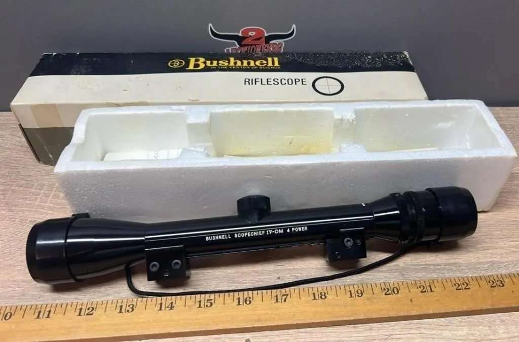 Bushnell Scopechief IV-DM 4 Power Rifle Scope.
