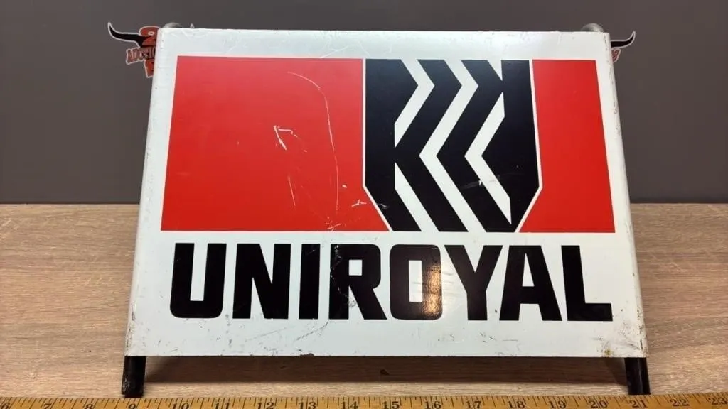 Uniroyal Tire Display Sign. 13"Wx11"Dx8.5"H.