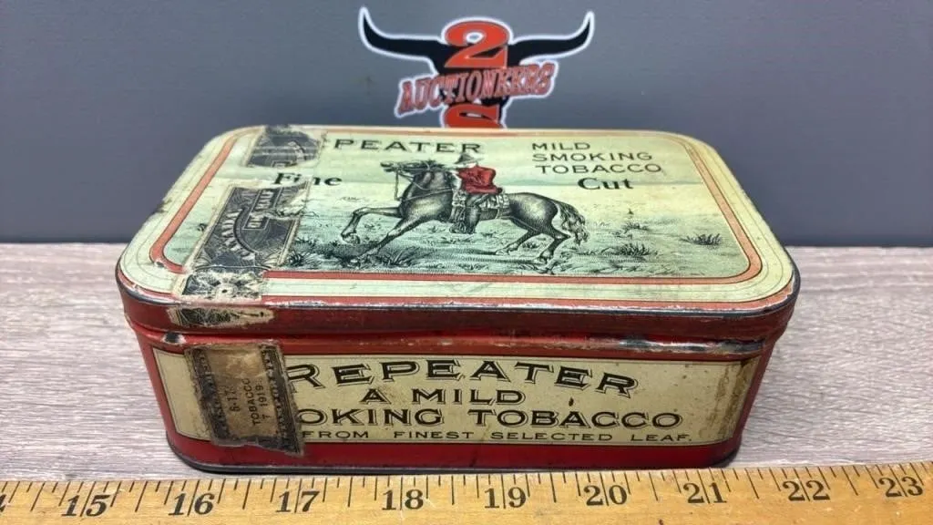 Repeater Tobacco Tin.