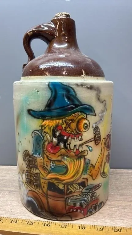 Custom Painted Crockery Jug. *NO SHIPPING