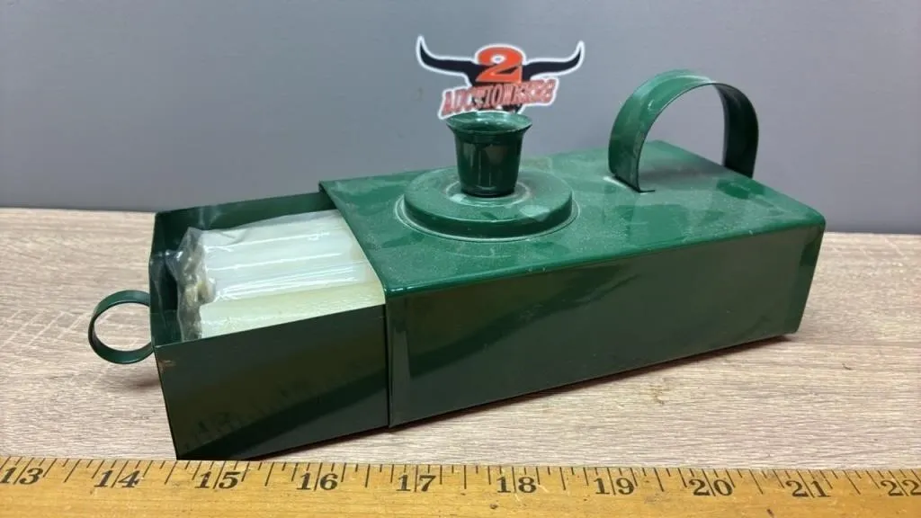 Candle Holder w/Storage.