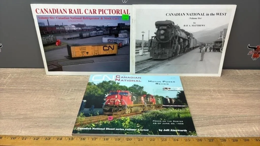3 CNR Softcover Books.