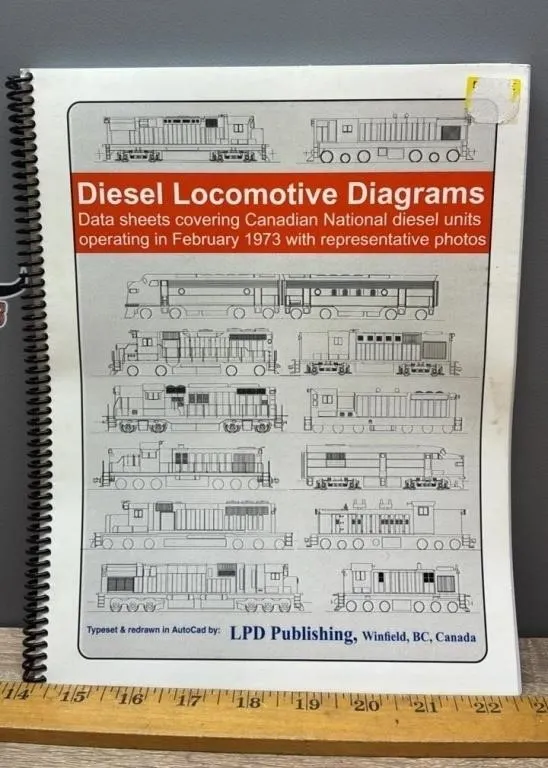 Diesel Locomotive Diagrams Book.