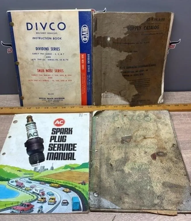 Asst. Instruction/Supply Books & Service Manuals.