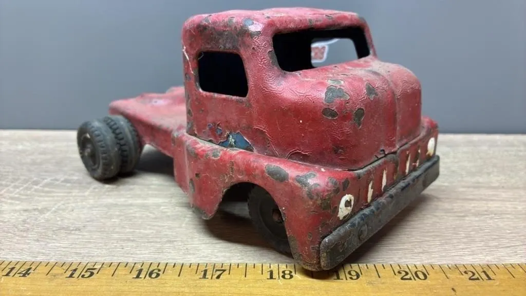 Unmarked Vintage Pressed Steel Truck.