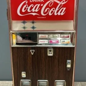Coca-Cola Retro Drink Machine Musical Coin Bank.