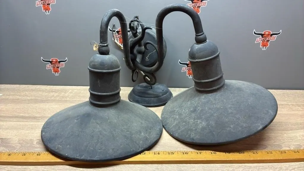 2, 10” diam Exterior Light Fixtures. *NO SHIPPING