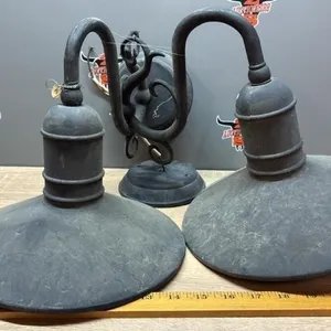 2, 10” diam Exterior Light Fixtures. *NO SHIPPING