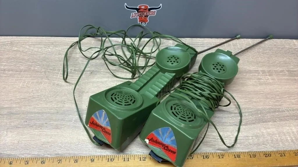 Vintage Johnny Seven Wired Combat “Radios”.