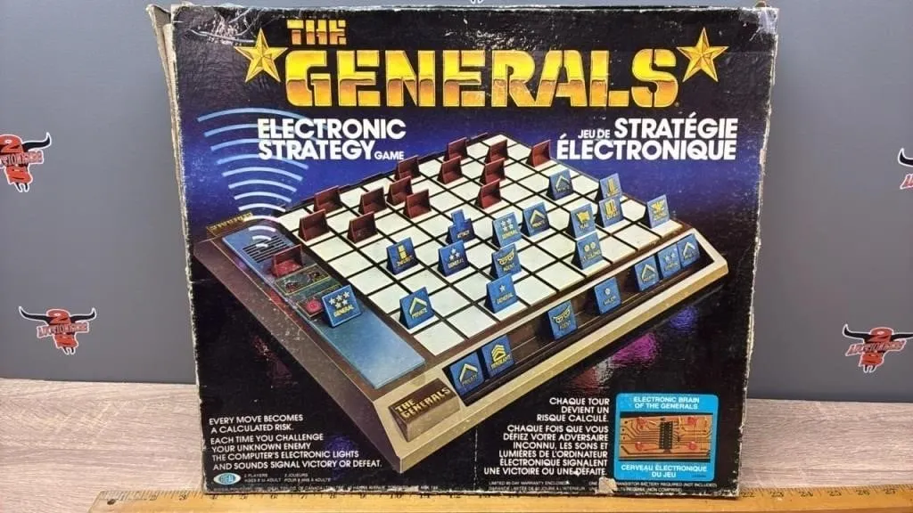 Vintage Generals Electronic Game. Untested.