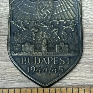 WWII German Budapest Shield. *SC