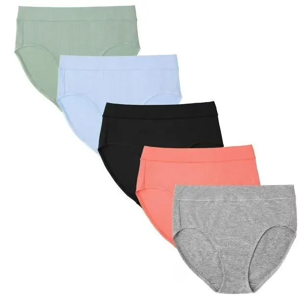 Womens Supersoft Cotton Briefs Size M 5pk