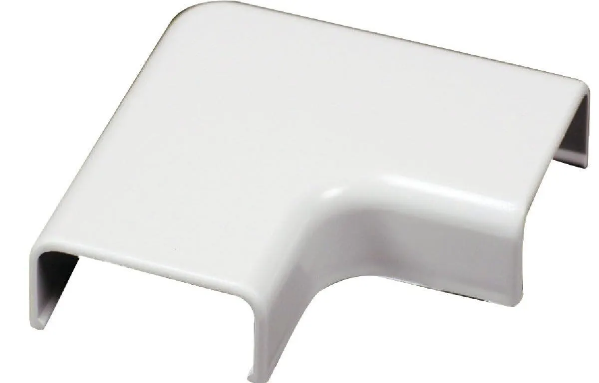 Wiremold Cordmate II Flat Elbow Cable Raceway