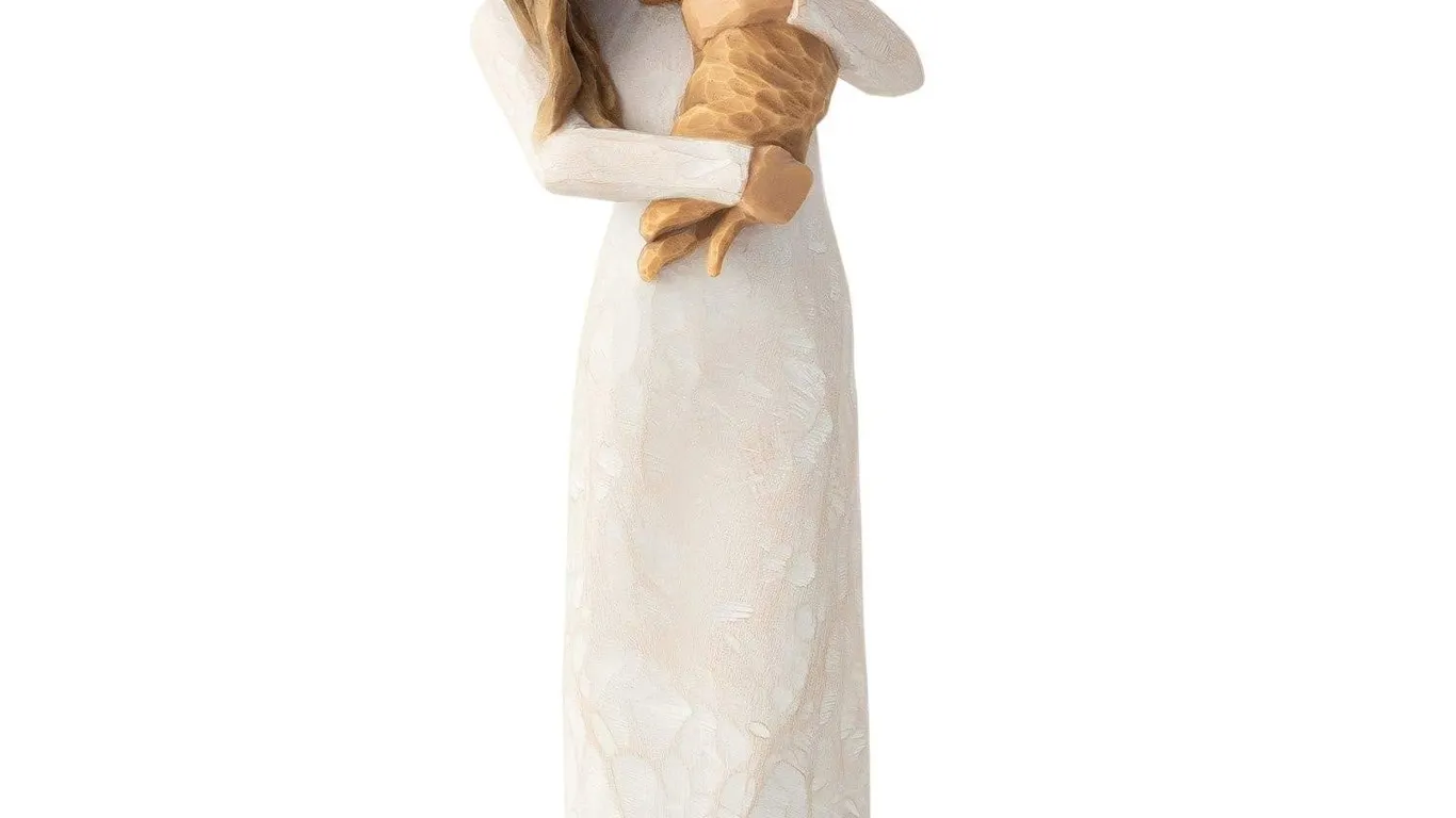 Willow Tree Adorable You Golden Dog Figure 7.5in