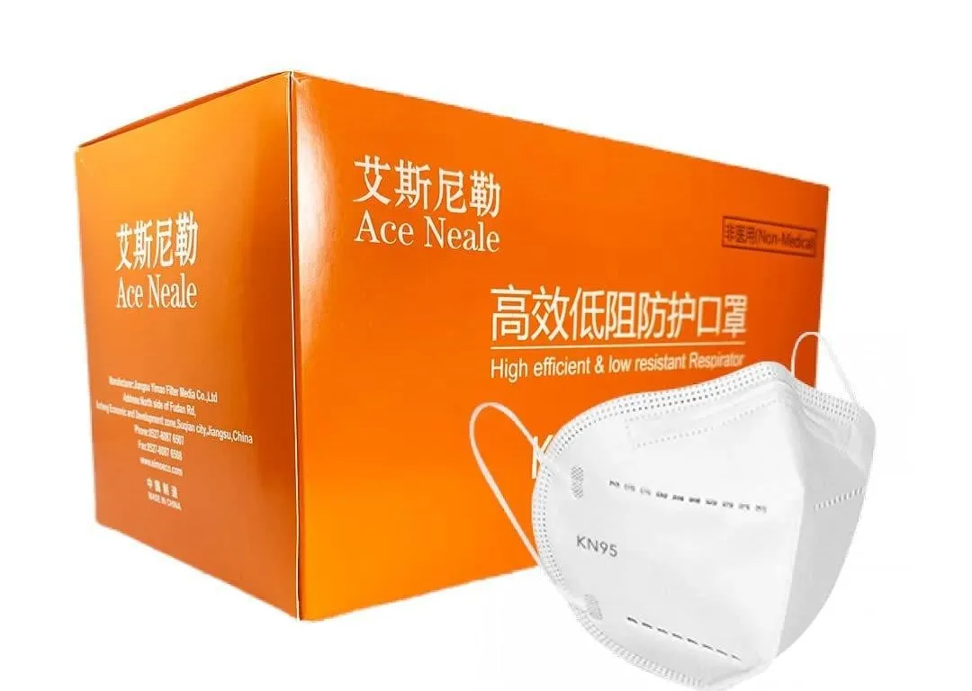 White Face Mask With Nose Clip 800ct Case