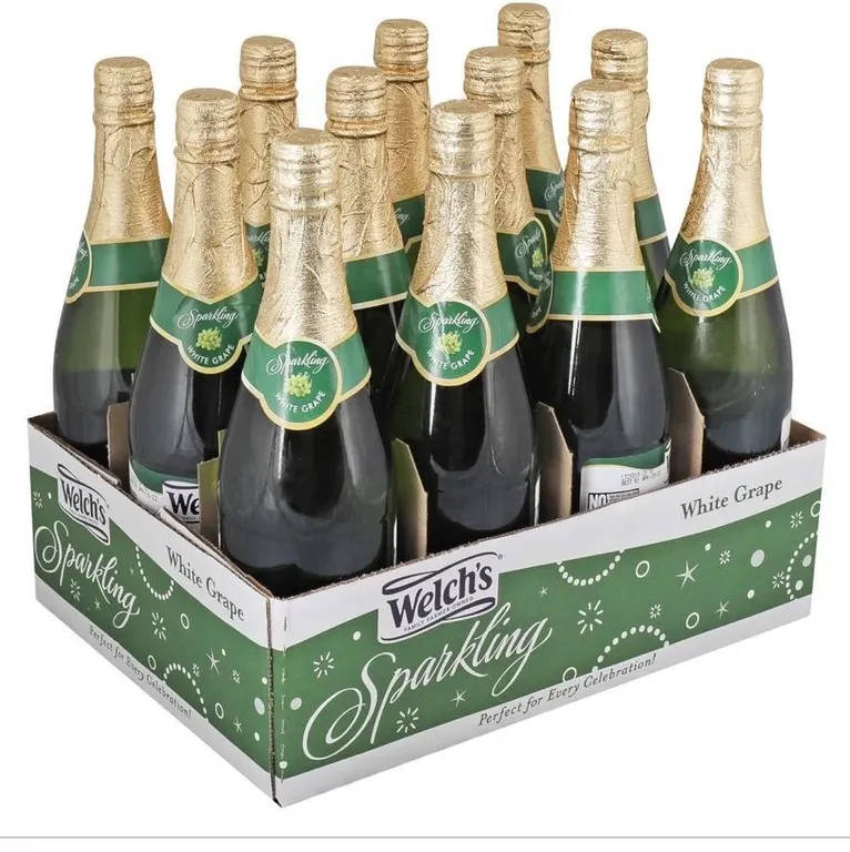 Welchs Sparkling White Grape Juice 25.4oz 12pk