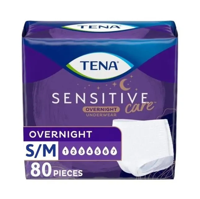 Tena Intimates Overnight Underwear SM 80ct