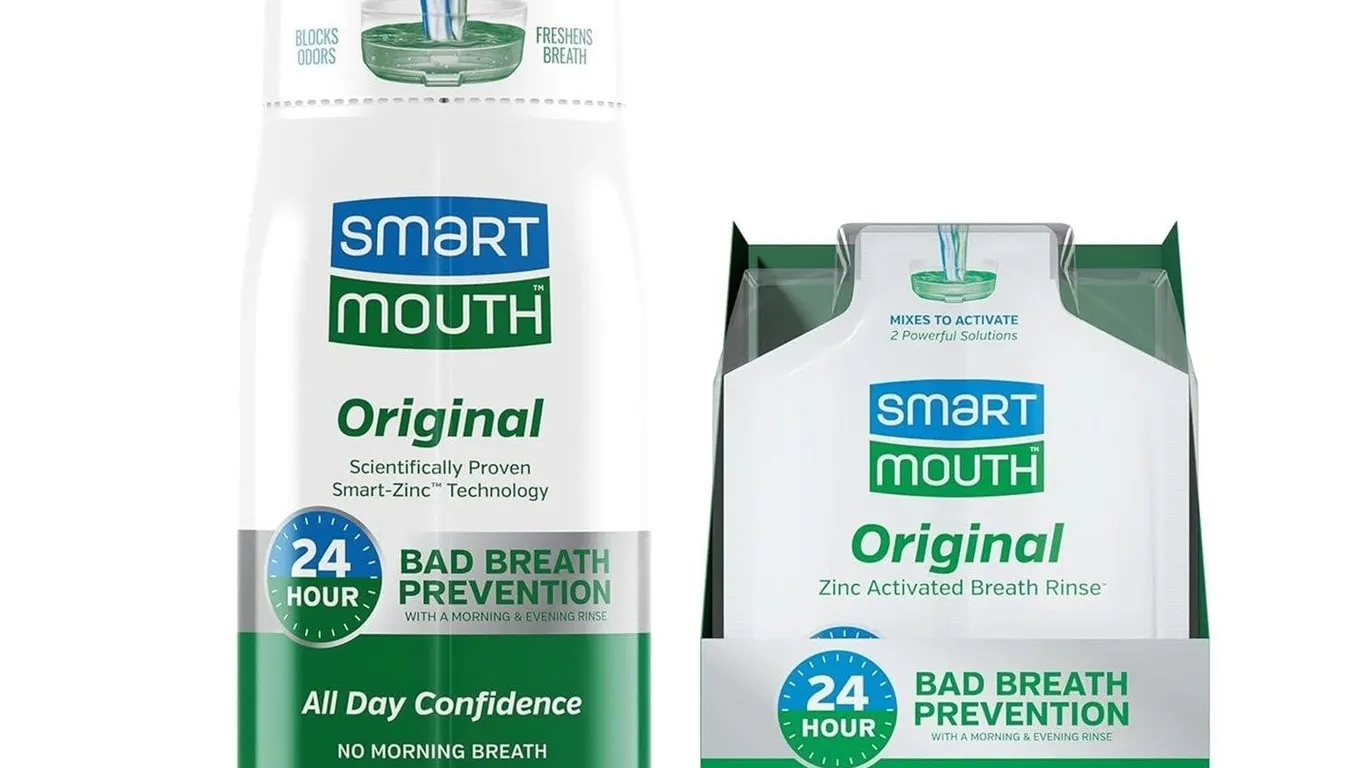 SmartMouth Zinc Activated Mouthwash 16 oz 10ct
