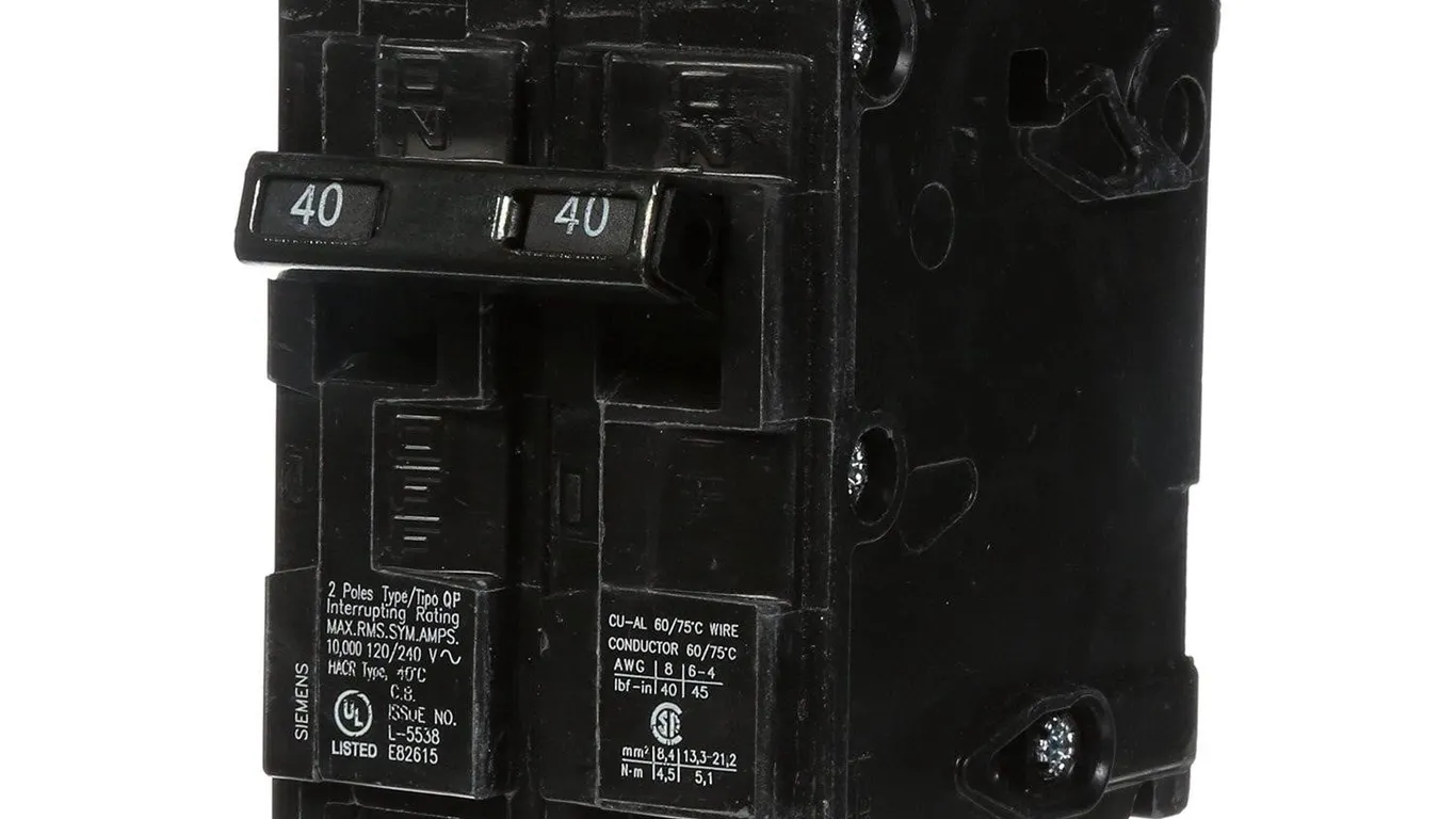 Siemens Q240 Type QP 40-Amp Double Pole Breaker