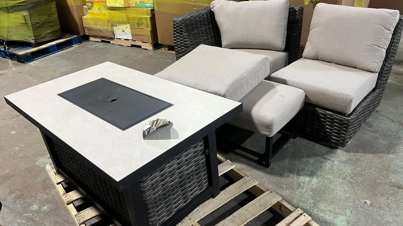 Outdoor Furniture With Fire Pit Table