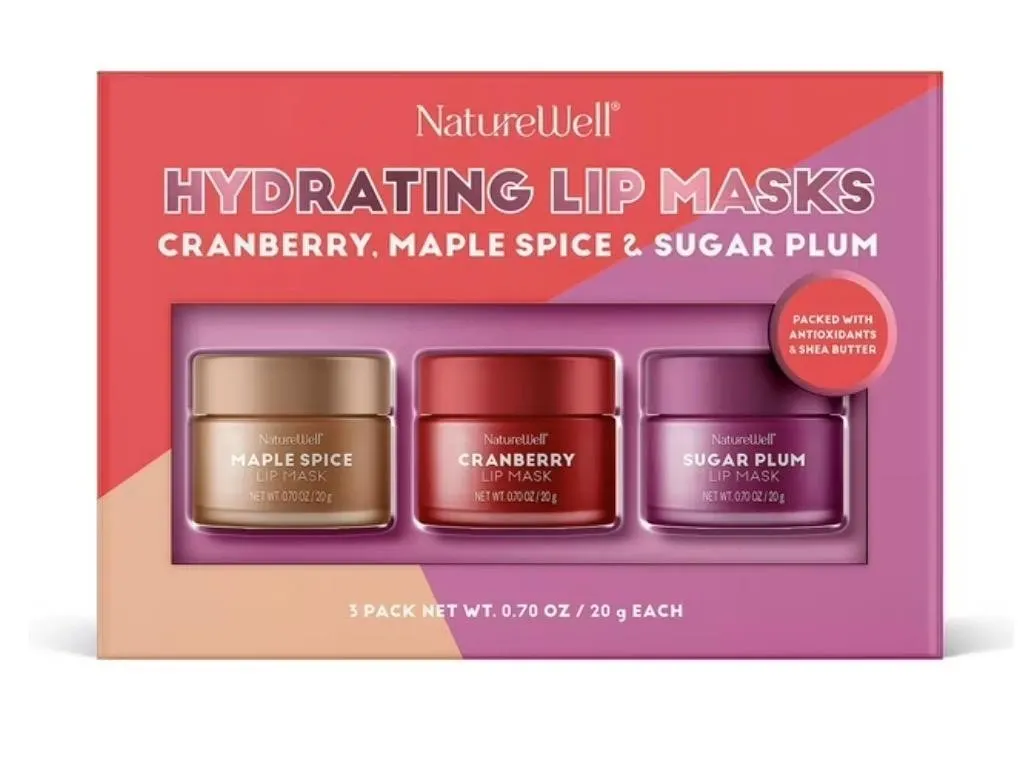 NatureWell Hydrating Lip Mask Set 0.70 Oz 3pk