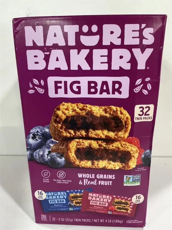Natures Bakery Fig Bars 2oz 32ct
