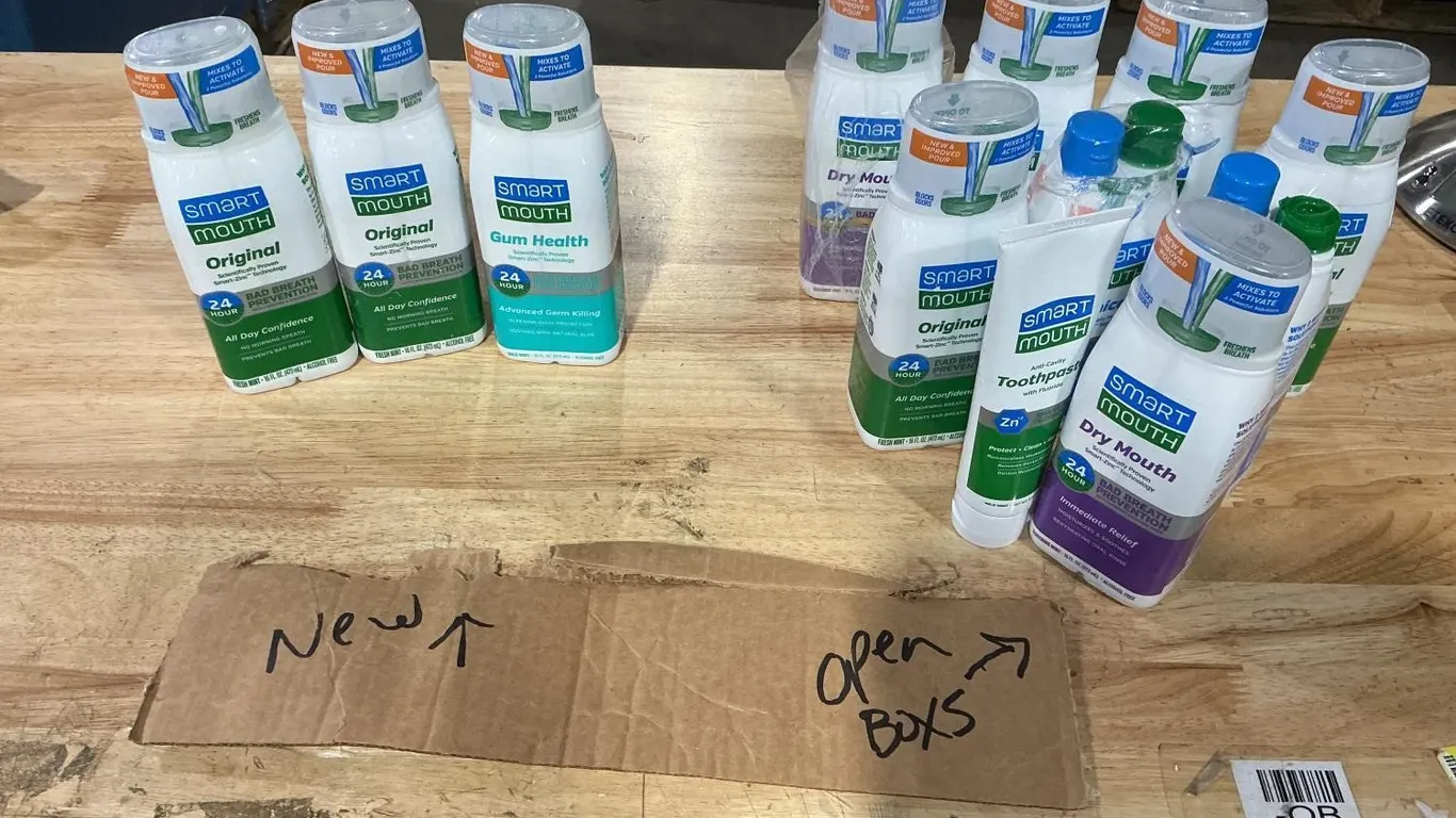 Mixed Lot Of SmartMouth Oral Care Products